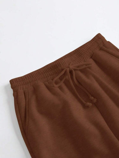 brown sweat pants
