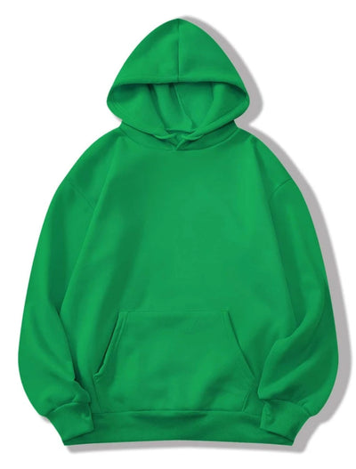 green hoodie