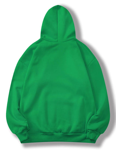 green hoodie