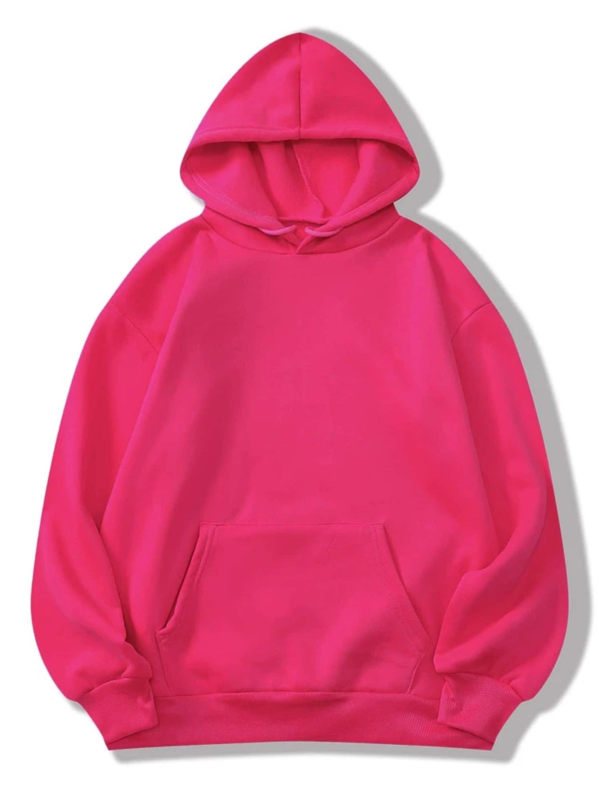 pink hoodie